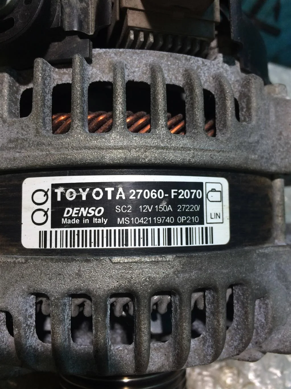 генератор 27060f2070 Toyota, купить 27060-F2070 – цена, применение и фото  на Ferio.ru.