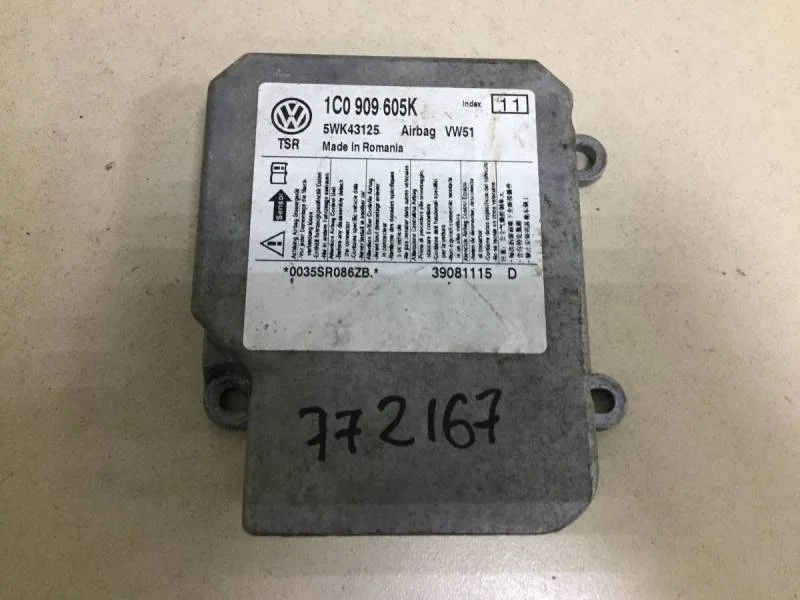 Блок управления AIR BAG Skoda Fabia 5J 2007-2014