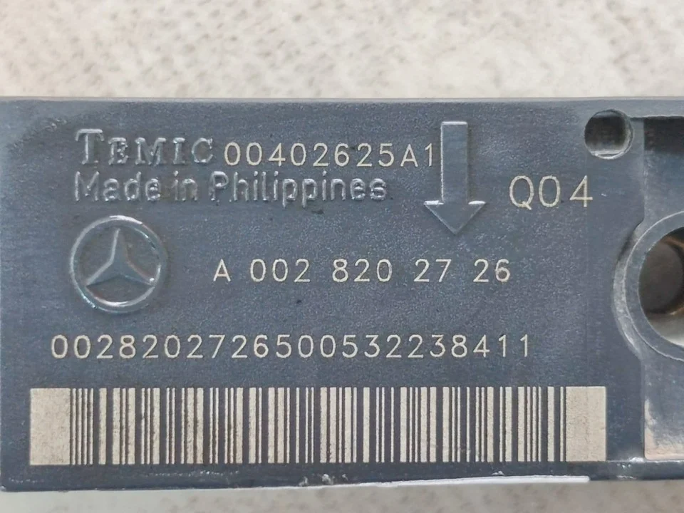 Датчик удара Mercedes-Benz CLS-class C219, Mercedes-Benz E-class W211, S211, Mercedes-Benz SL-class R230, Mercedes-Benz SLK-class R171 A0028202726