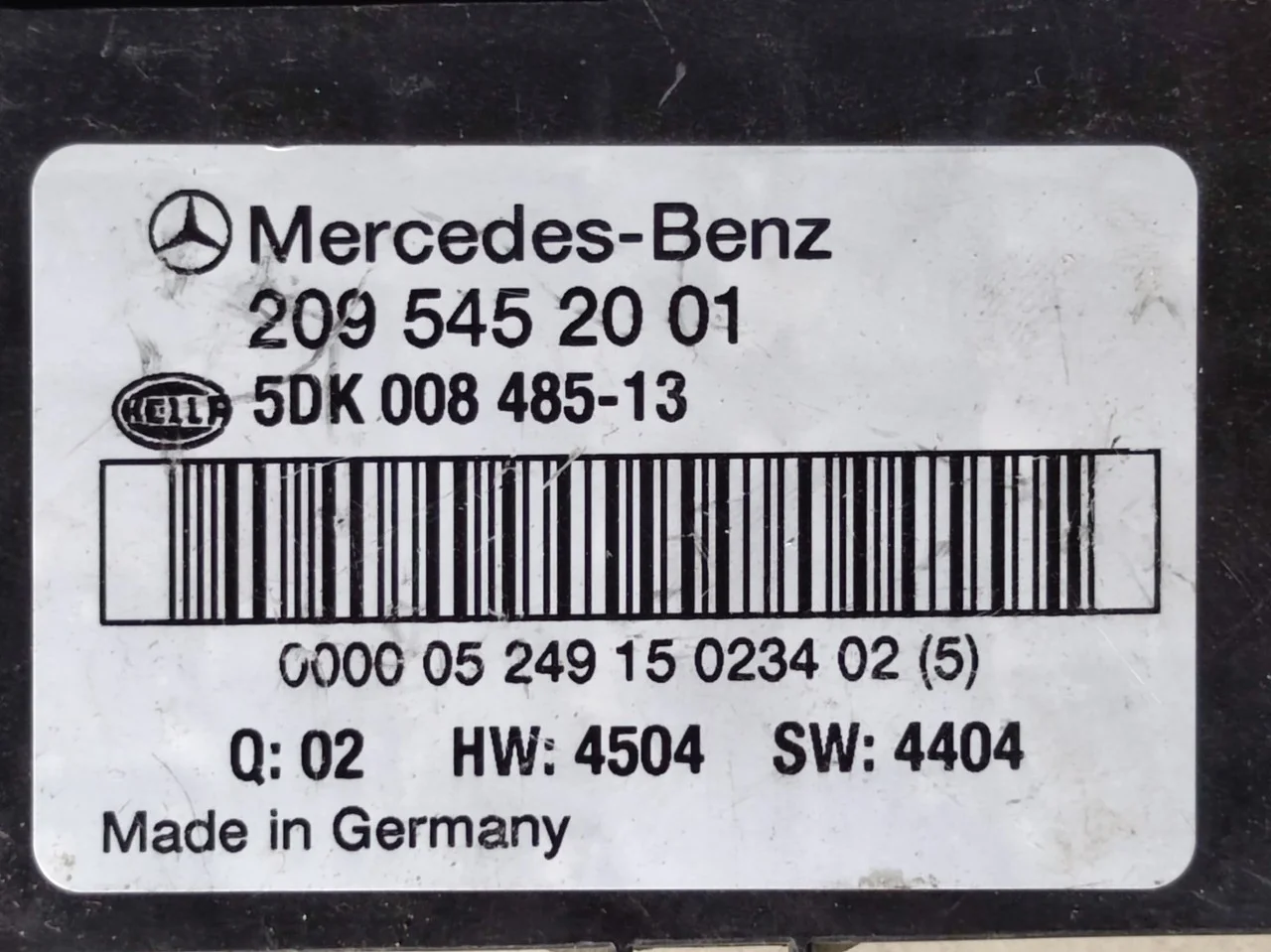 Блок SAM Mercedes-Benz C-class W203 A2095452001