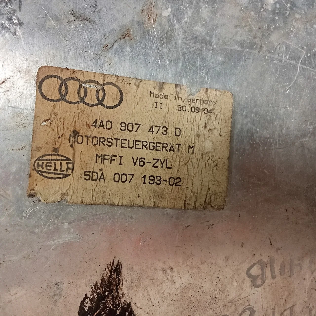 Блок управления двигателем Audi A4 B5, Audi A6 C4 4A0907473D