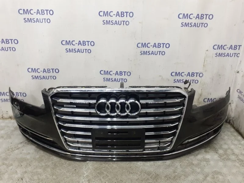 Бампер в сборе Audi A8 2014 4H0807065JGRU D4 4.0 CTG, передний