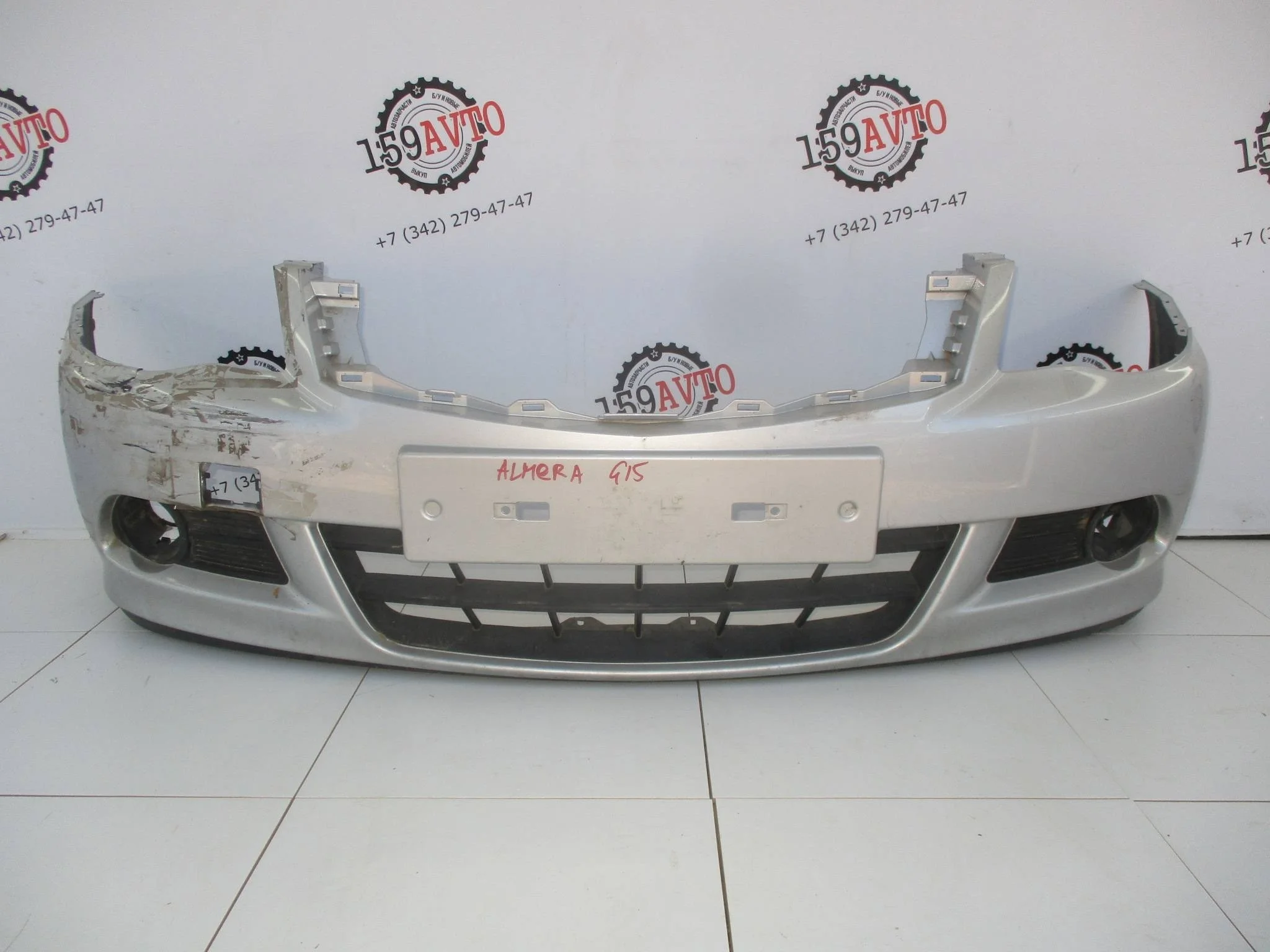 Бампер передний Nissan Almera (G15) 2012-2018