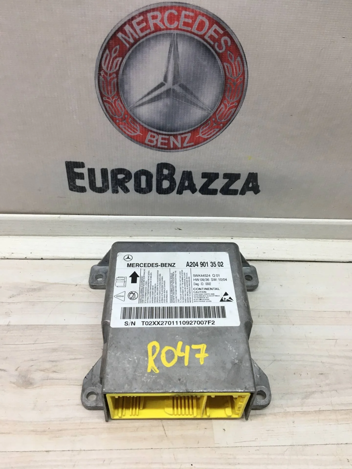 Блок управления SRS AIR BAG Mercedes W204