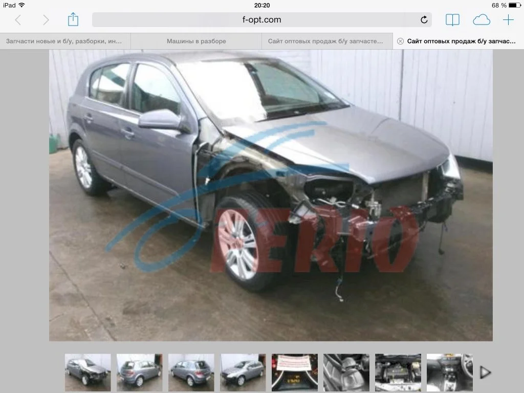 Продажа Opel Astra 1.8 (125Hp) (Z18XE) FWD AT по запчастям