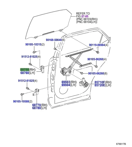 Петля двери Lexus RX350 2018 AL20