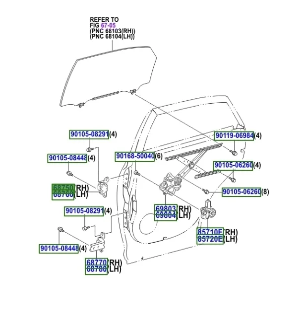 Петля двери Lexus RX450h 2012 AL10