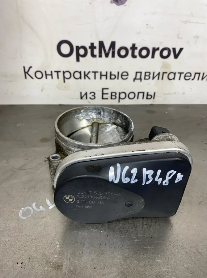 Дросельная заслонка Bmw 750 2006 13547535308 E65 4.8I