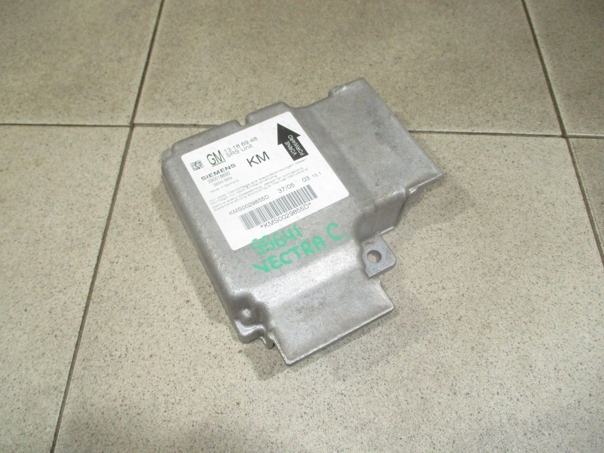 блок управления air bag Opel Vectra C 2002-2008