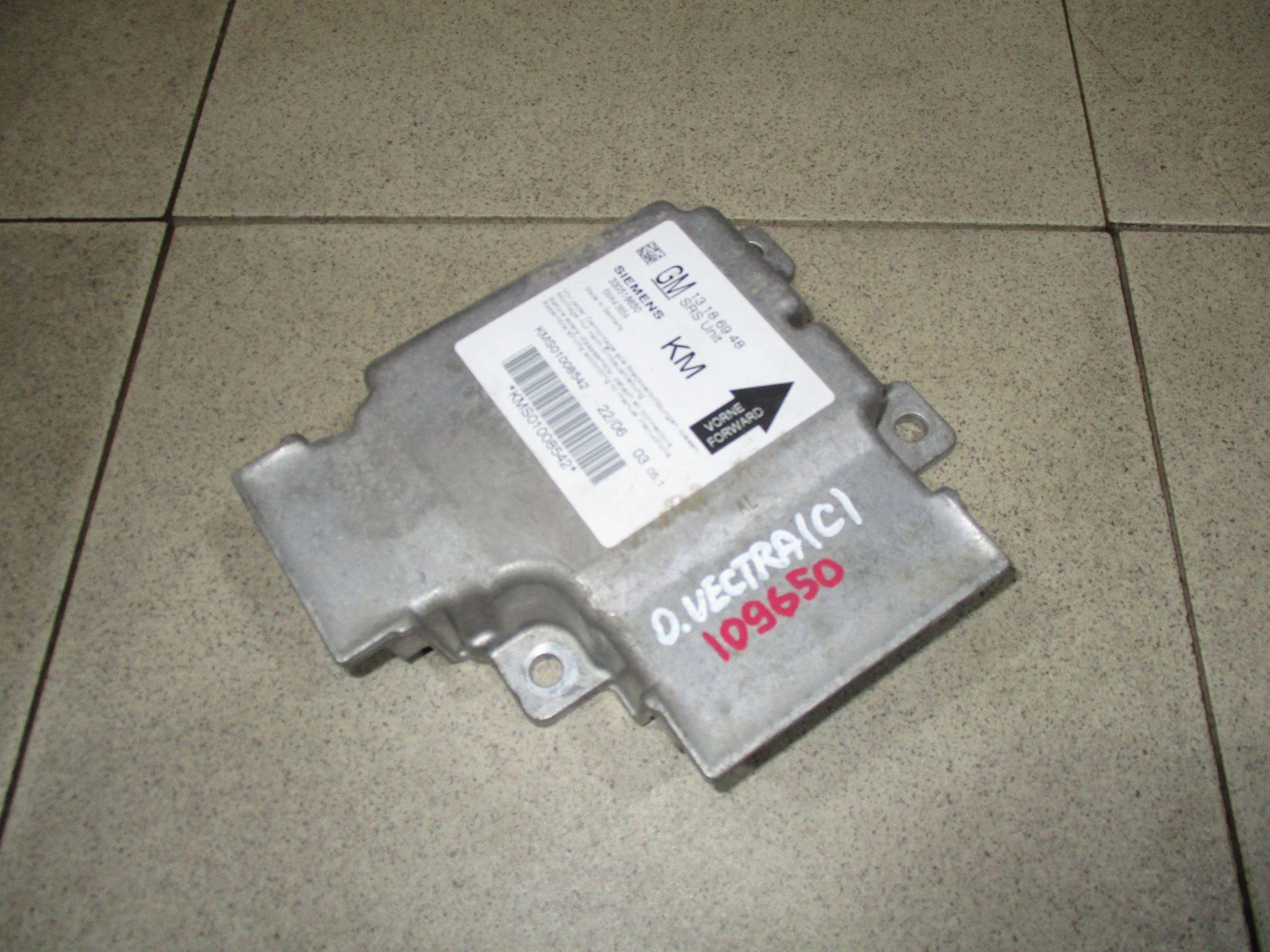 блок управления air bag Opel Vectra C 2002-2008