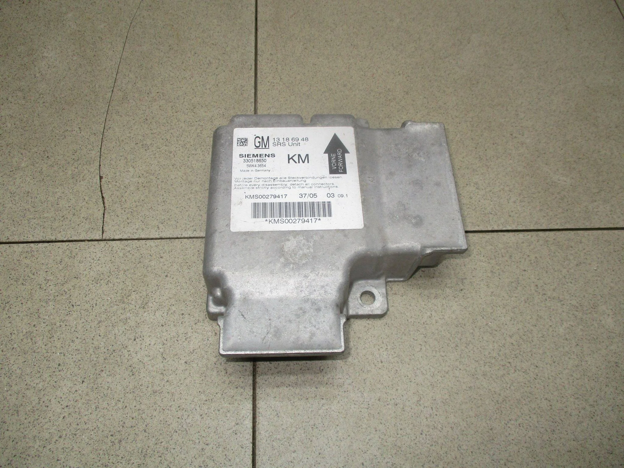 блок управления air bag Opel Vectra C 2002-2008