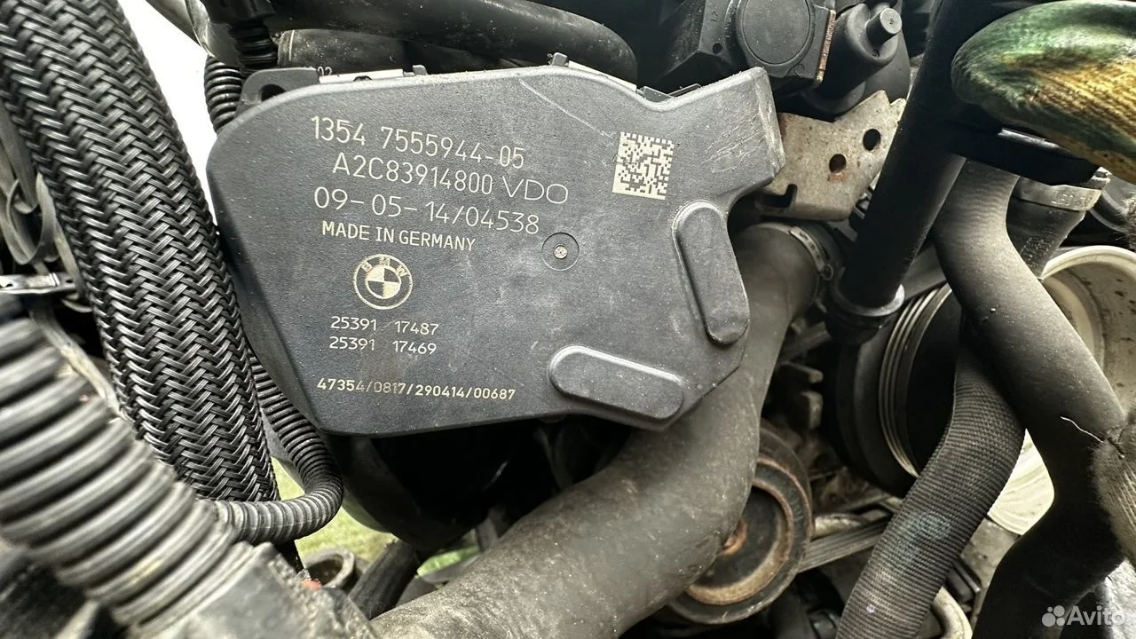 Дроссельная заслонка bmw n63 s63 13547555944