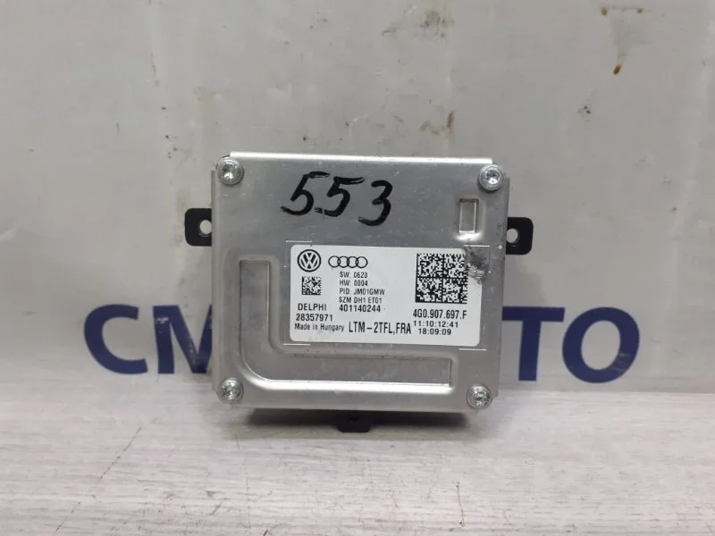 Блок управления фарой Audi A6 4G0907697F C7 2.8 CHV