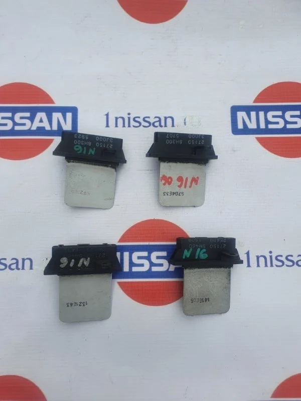 Резистор отопителя Nissan Almera 2000-2006 271508H300 N16 QG15 QG18, передний