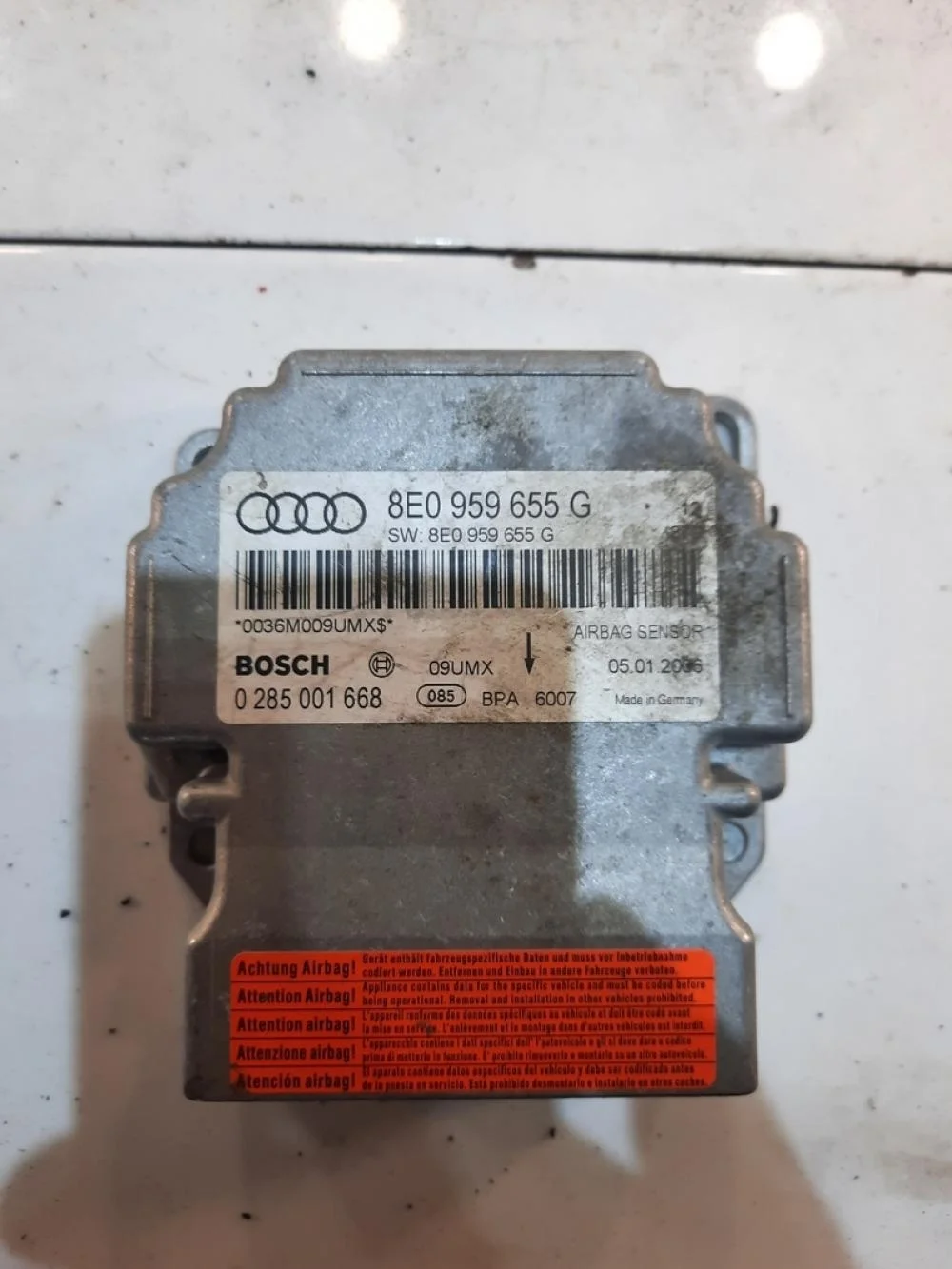 Блок управления AIR BAG Audi A4