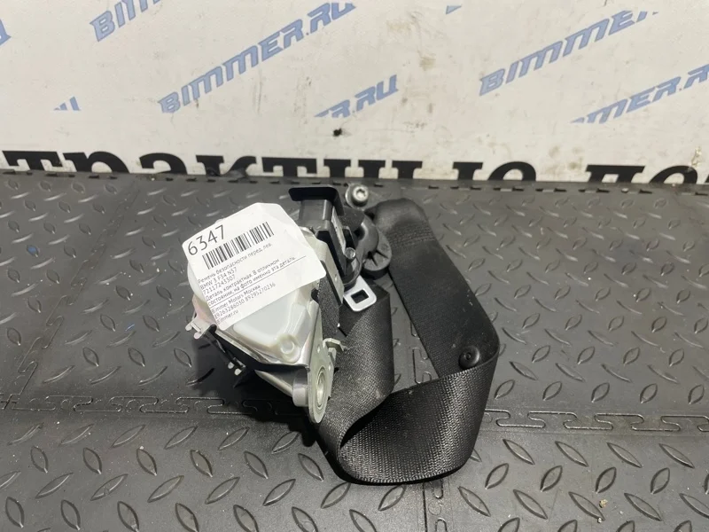 Ремень безопасности Bmw 3 72117243307 F34 N57, передний левый