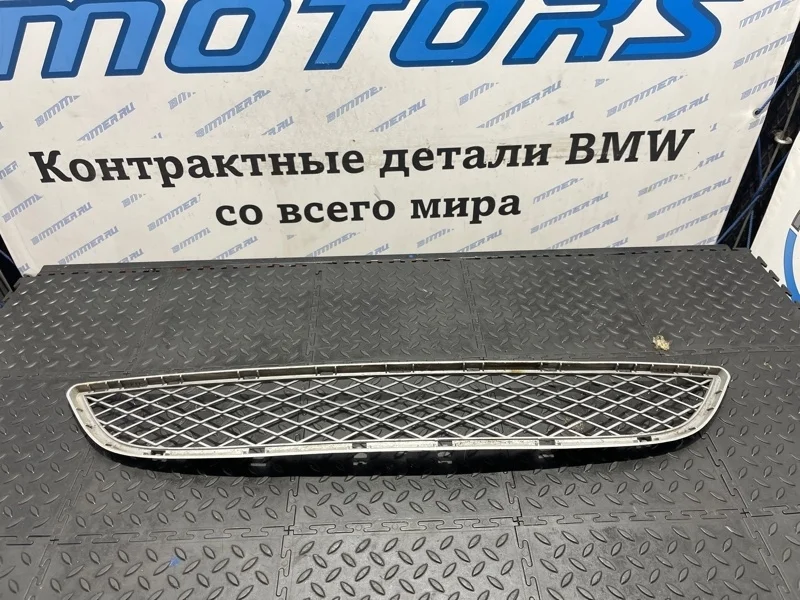 Решетка в бампер Bmw X6 2013 51117176282 E71 N55B30A, передняя