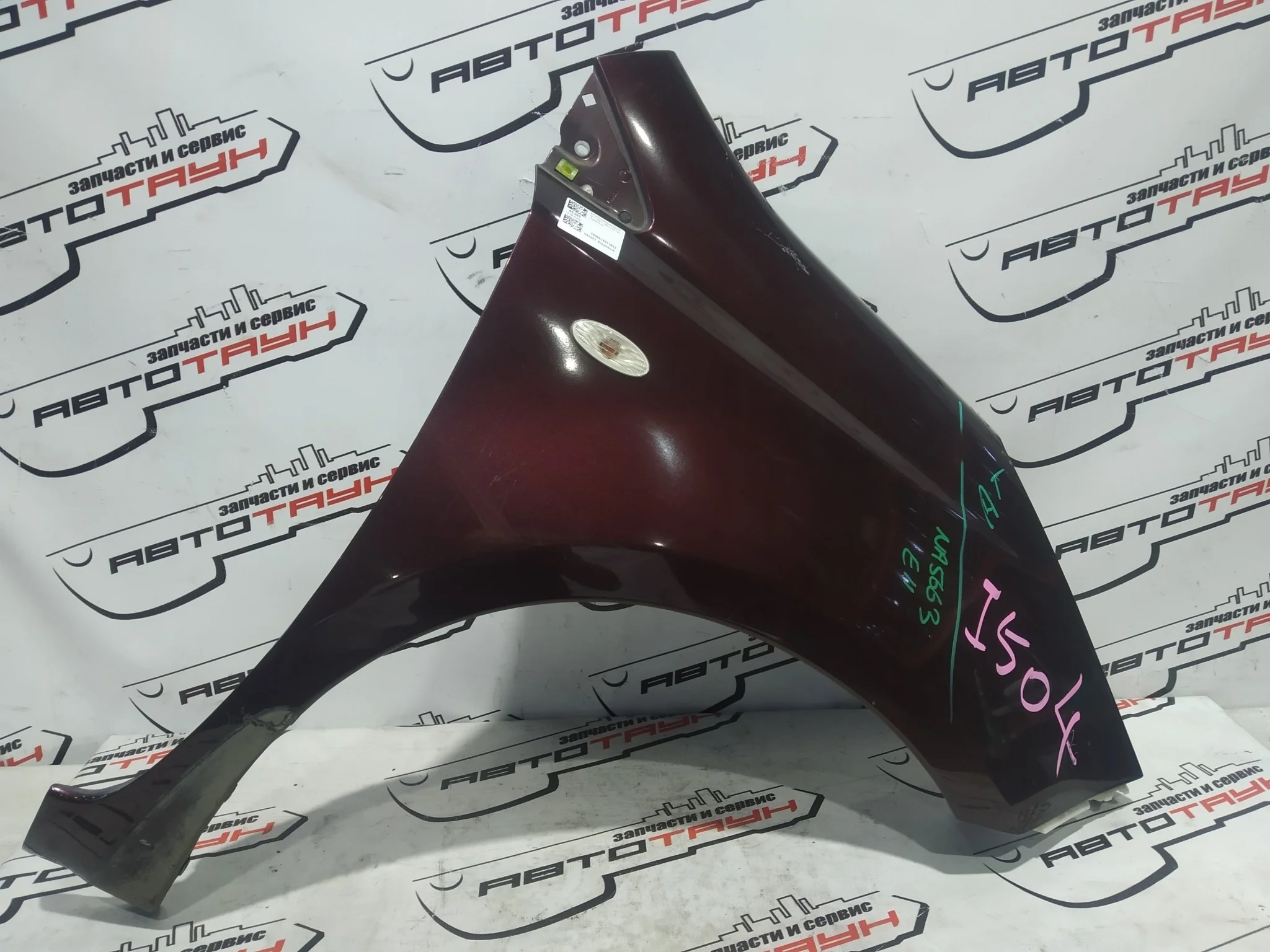 КРЫЛО NISSAN NOTE E11 NE11 ZE11 631001U630 ПЕРЕДНЕЕ ПРАВОЕ бордовый, NAB NA5663