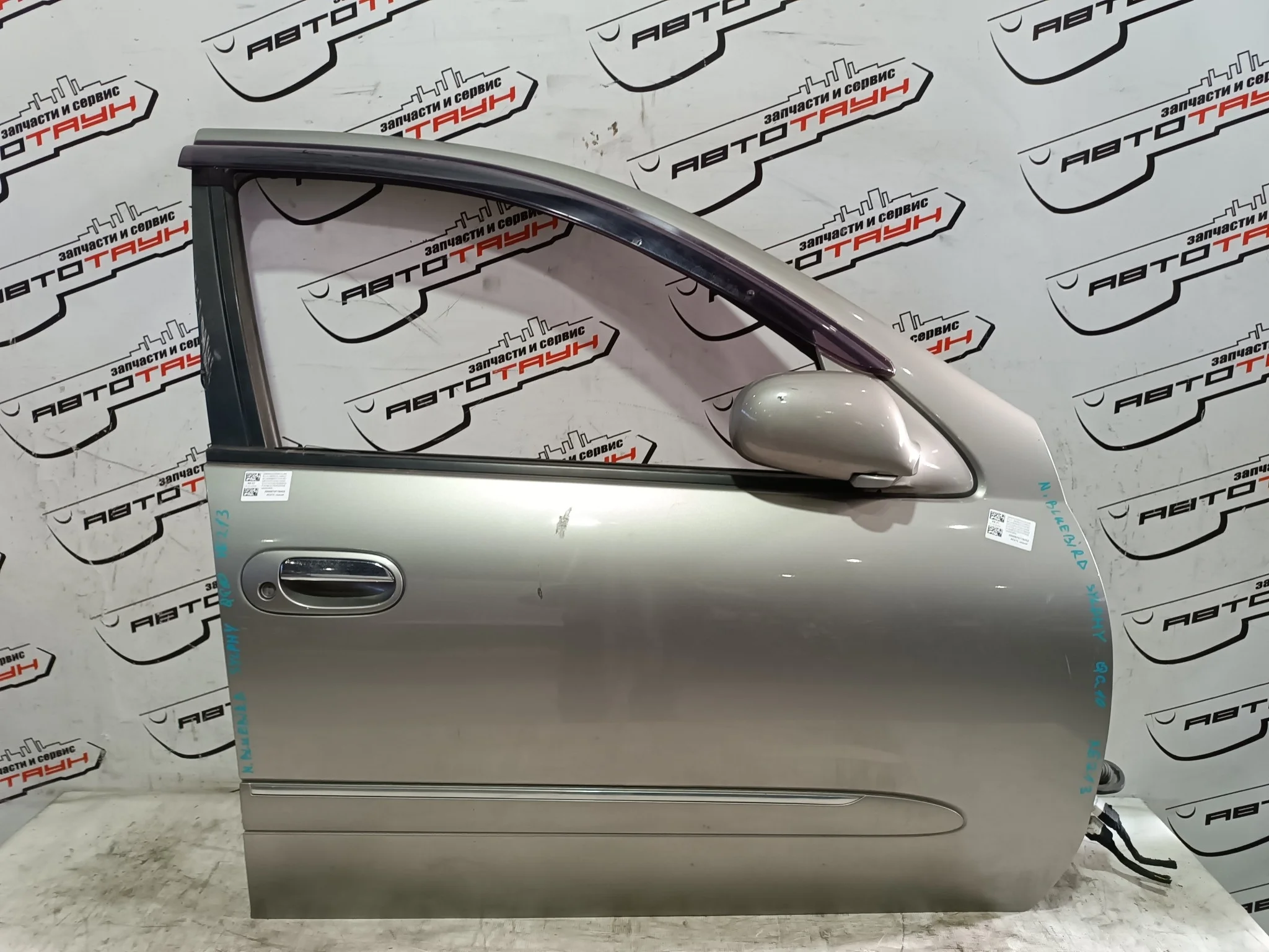 ДВЕРЬ NISSAN ALMERA ALMERA CLASSIC BLUEBIRD SYLPHY B10 FG10 N16 QG10 QNG10 TG10 801005M432 ПЕРЕДНЯЯ ПРАВАЯ БЕЗ СТЕКЛОПОДЪЕМНИКА серый, KX4 XE213