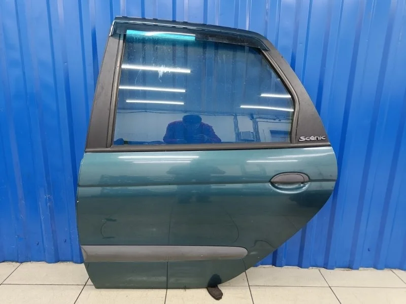 Дверь Renault Scenic 1998 7751472139 1 1.6 K7M703, задняя левая