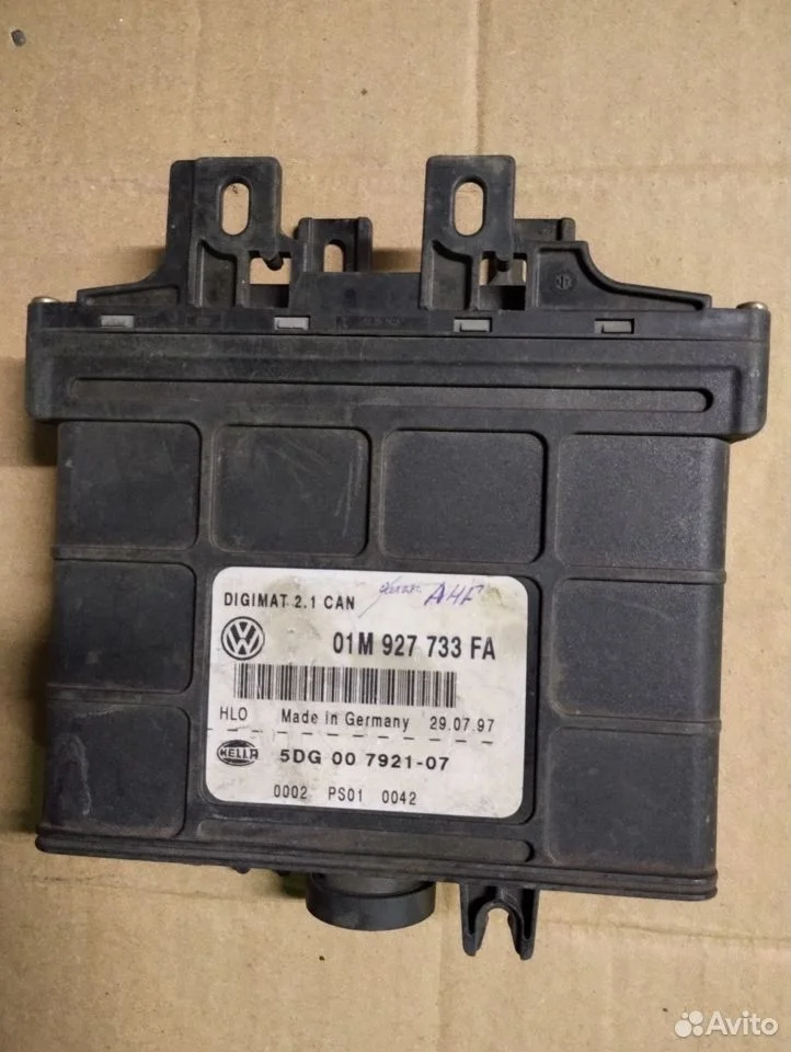 Блок управления акпп vw skoda 01m927733fa