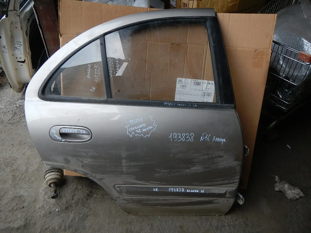 Дверь задняя правая, Nissan (Ниссан)-ALMERA N16 (00-06)