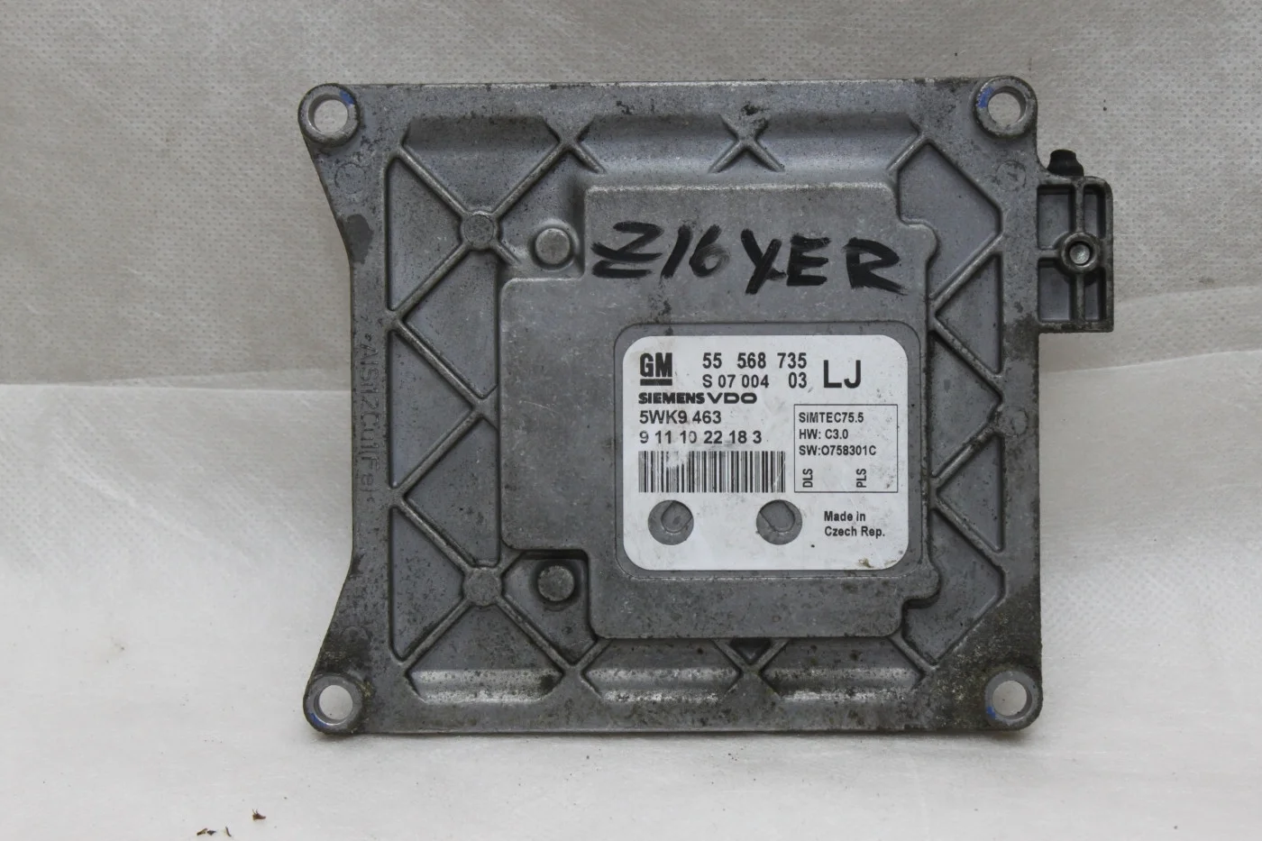 ЭБУ ДВСZ16XER, Z18XER Simtec 75.5 Астра Н,Зафира