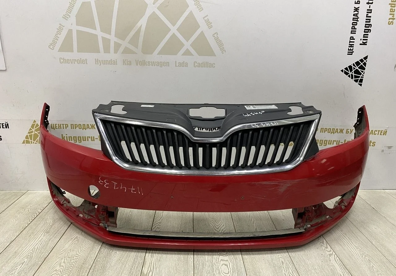 Бампер передний Skoda Rapid OEM 60U807221F