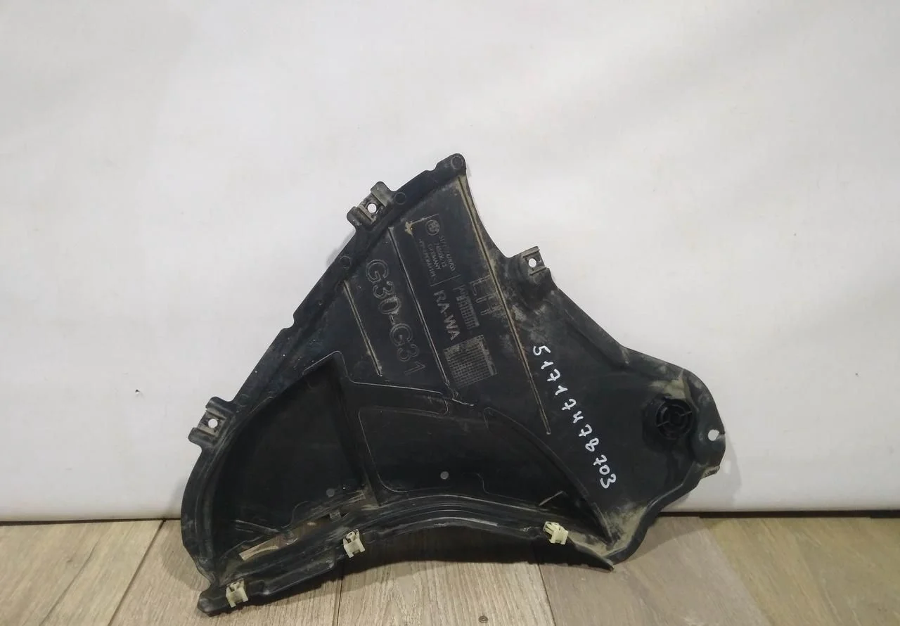 Защита переднего бампера левая бу BMW 5 E60 OEM 51757340743