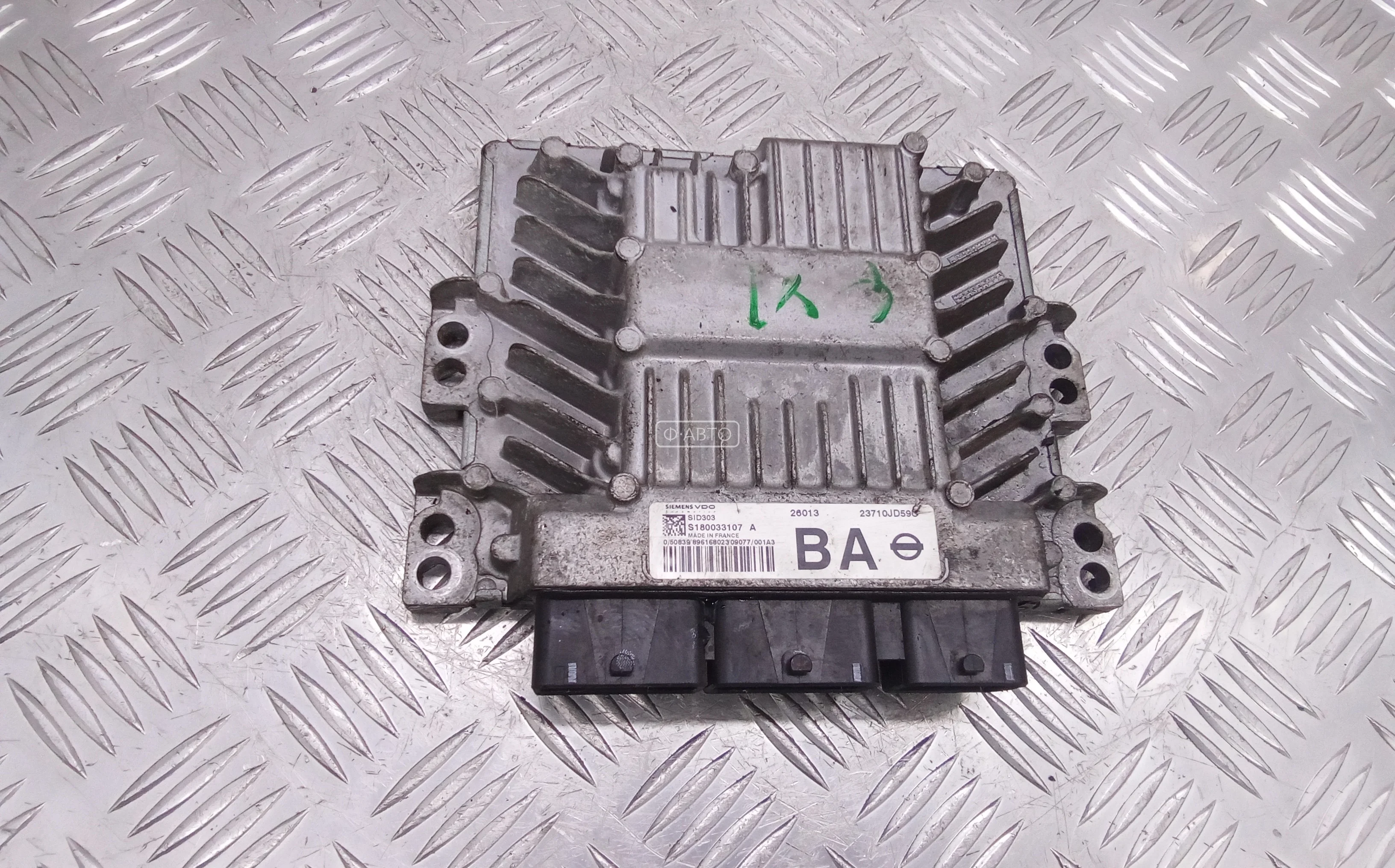 Блок управления двс NISSAN QASHQAI J10 1.5 S180033107A, 23710JD54D, 23710JD59C КПП 6ст.