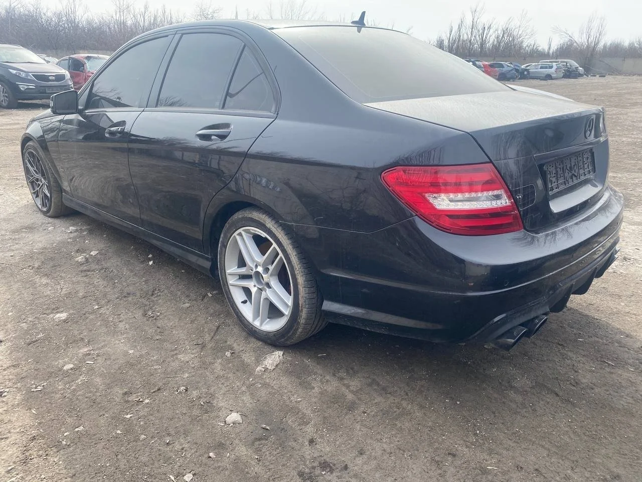 Заднее левое крыло Mercedes-Benz C class W204 2007-2014