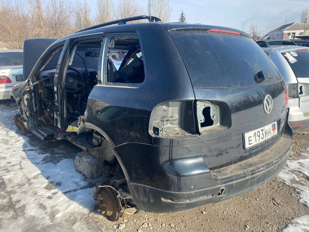 Подкрылок задний левый Volkswagen Touareg I (7L) 2002-2010