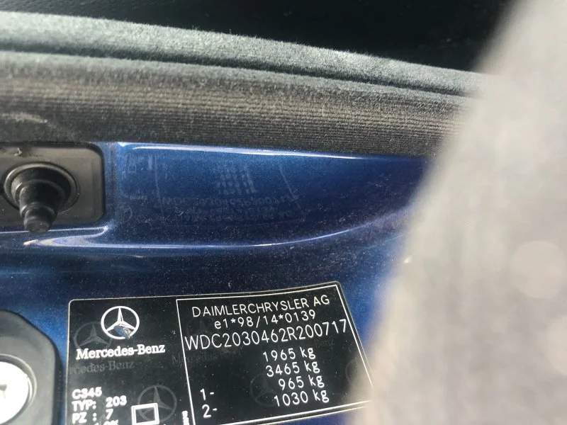 Продажа Mercedes-Benz C class 1.8 (143Hp) (271.946) RWD AT по запчастям