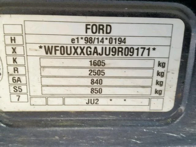 Продажа Ford Fusion 1.4 (80Hp) (FXJA) FWD MT по запчастям