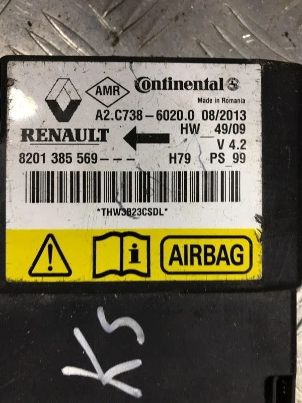 Блок управления air bag RENAULT DUSTER 2009-2020