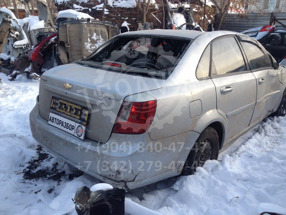 Продажа Chevrolet Lacetti 1.4 (95Hp) (F14D3) FWD MT по запчастям