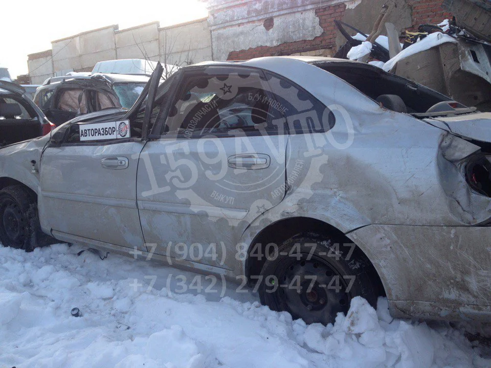 Продажа Chevrolet Lacetti 1.4 (95Hp) (F14D3) FWD MT по запчастям