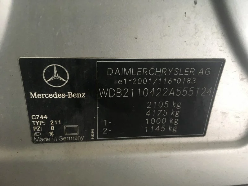 Продажа Mercedes-Benz E class 1.8 (163Hp) (271.941) RWD AT по запчастям