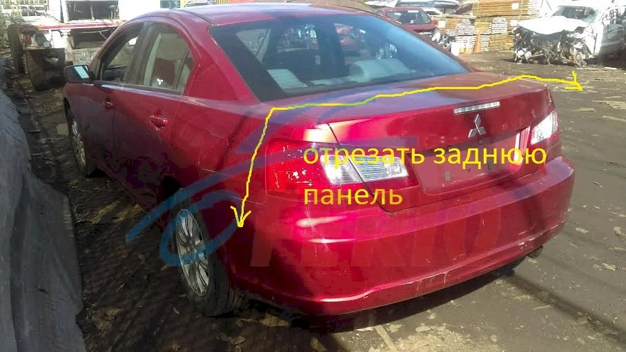 Продажа Mitsubishi Galant 2.4 (160Hp) (4G69) FWD AT по запчастям