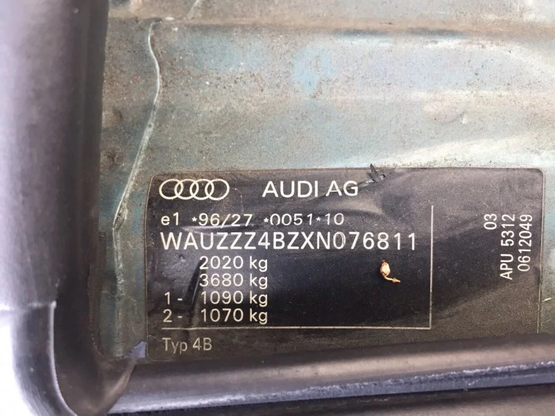 Продажа Audi A6 2.4 (165Hp) (AGA) FWD AT по запчастям