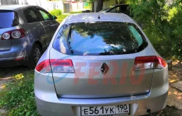 Бампер задний серебро для Renault Laguna Лифтбек X91 rest 2011-2015